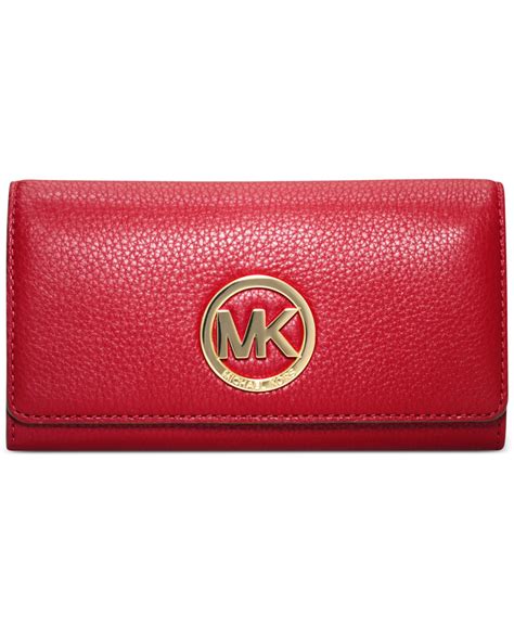 red wallet mk|mk women wallet.